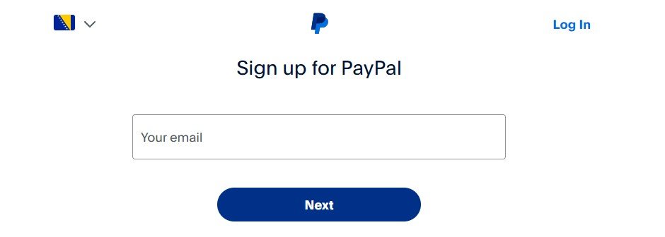 Paypal Registracija