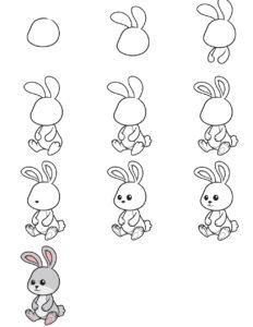 Kako nacrtati zeca – vodič u koracima