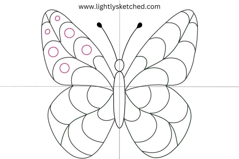 Dodajte krugove leptiru